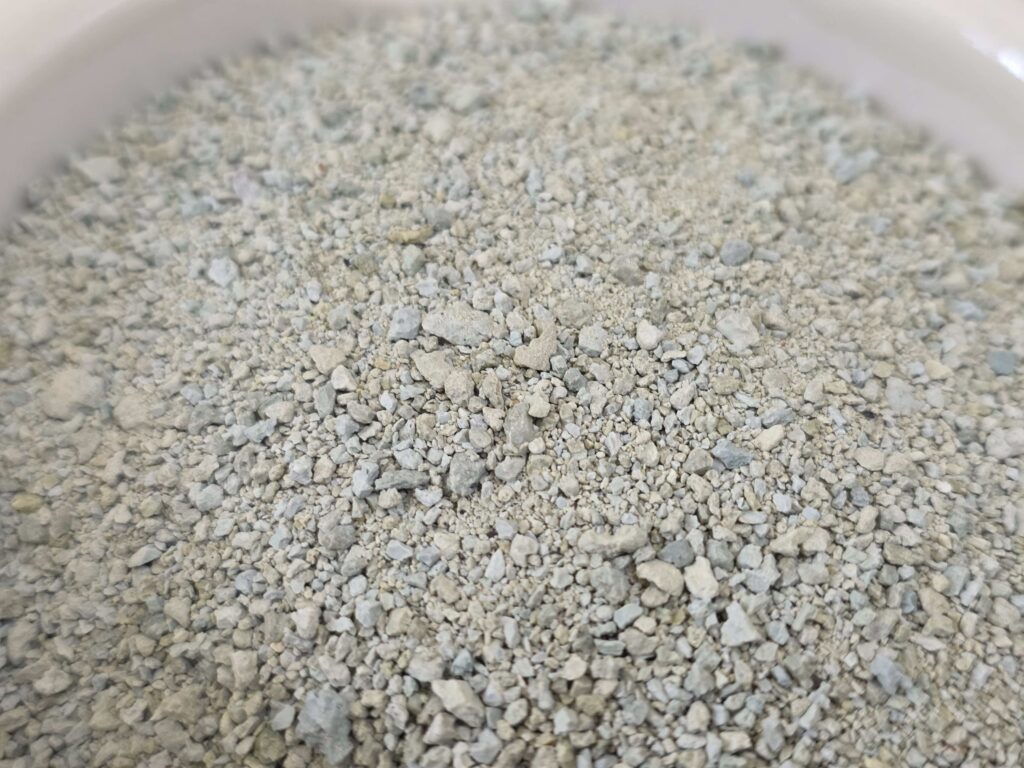 Crushed and Dried Bentonite